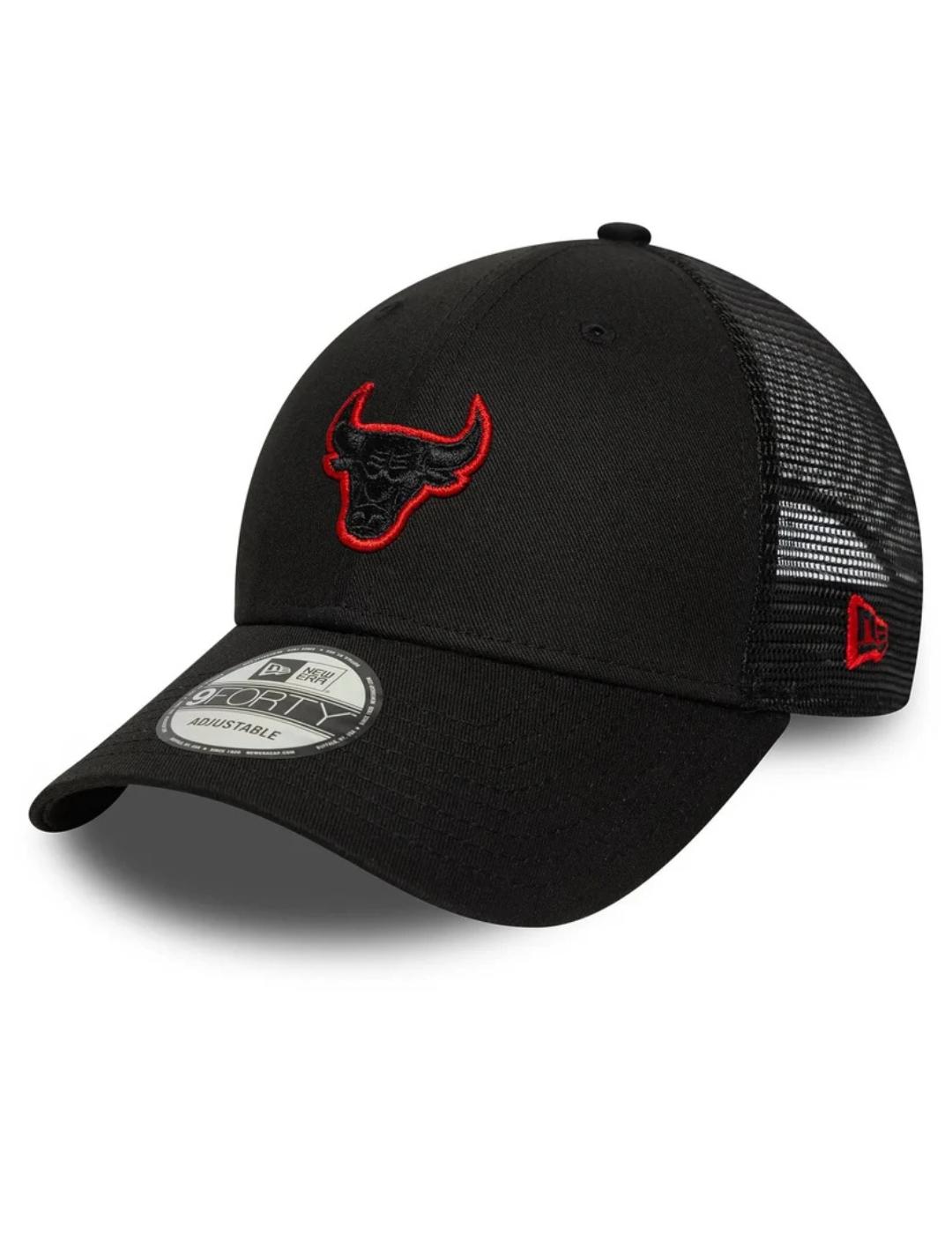 Gorra trucker new era C. Bulls 9forty negro de hombre.