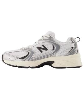 Zapatillas new balance u530esa blanco plata de mujer.