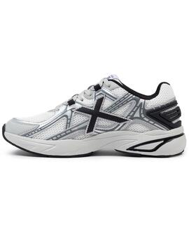 Zapatillas munich m2000 02 blanco plata de hombre.