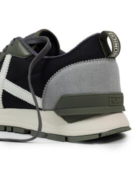 Zapatillas munich versatile 27 negro gris de hombre.