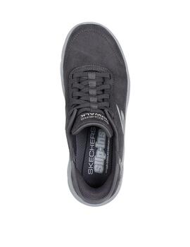 Zapatillas skechers go walk flex mali slip ins gris de mujer
