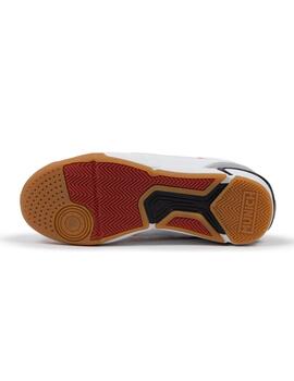 Zapatillas munich one kid 75 blanco naranja de niño.