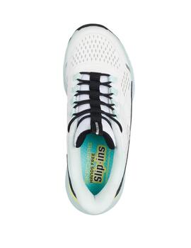 Zapatillas skechers glide step vista lane blanco de niño.