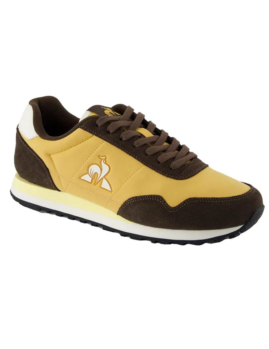Zapatillas le coq sportif astra_2 camel marrón de hombre.
