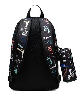 Mochila air jordan school estampada unisex.