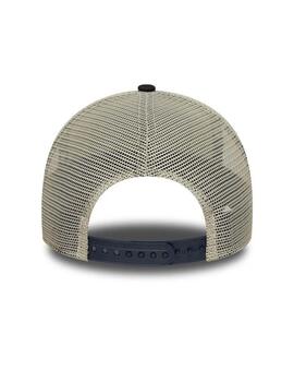 Gorra new era trucker animal patch beige marino de hombre.
