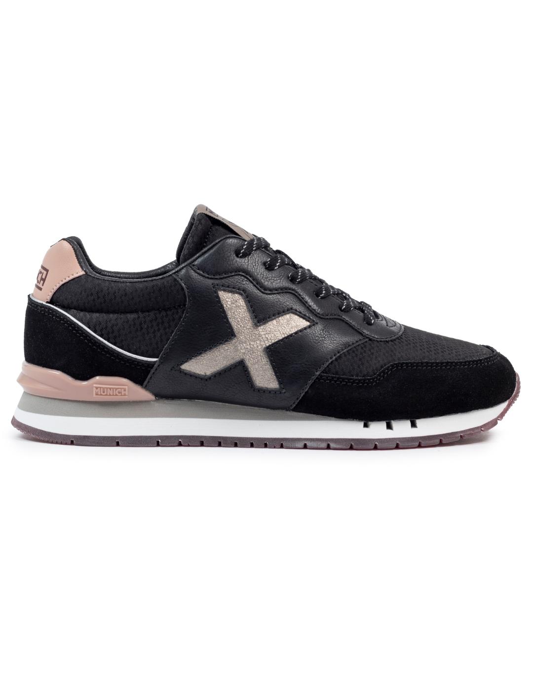 Zapatillas munich dash wmn 266 negro de mujer.