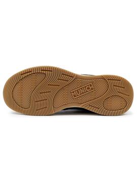 Zapatillas munich lyra 12 verde beige de hombre.