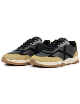 Zapatillas munich lyra 12 verde beige de hombre.