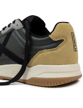 Zapatillas munich lyra 12 verde beige de hombre.