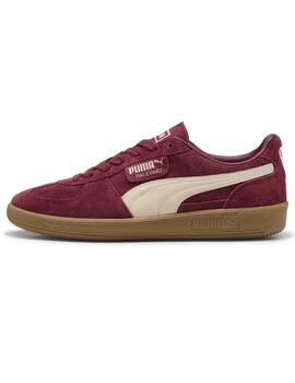 Zapatillas puma palermo granate de mujer.