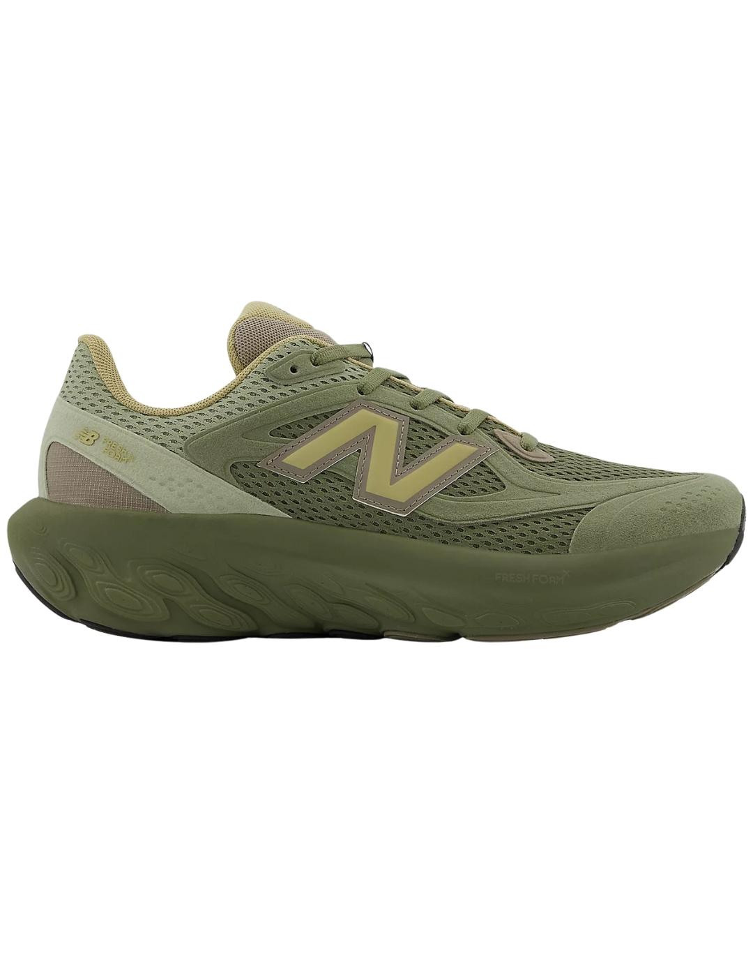 Zapatillas new balance 800 fresh foam verde de hombre.