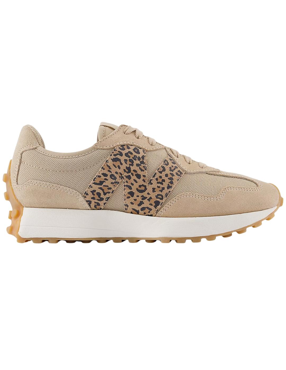 Zapatillas new balance ws327lpa marrón de mujer.