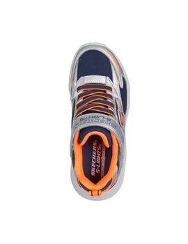 Zapatillas skechers slights meteor glowstrider plata de niño