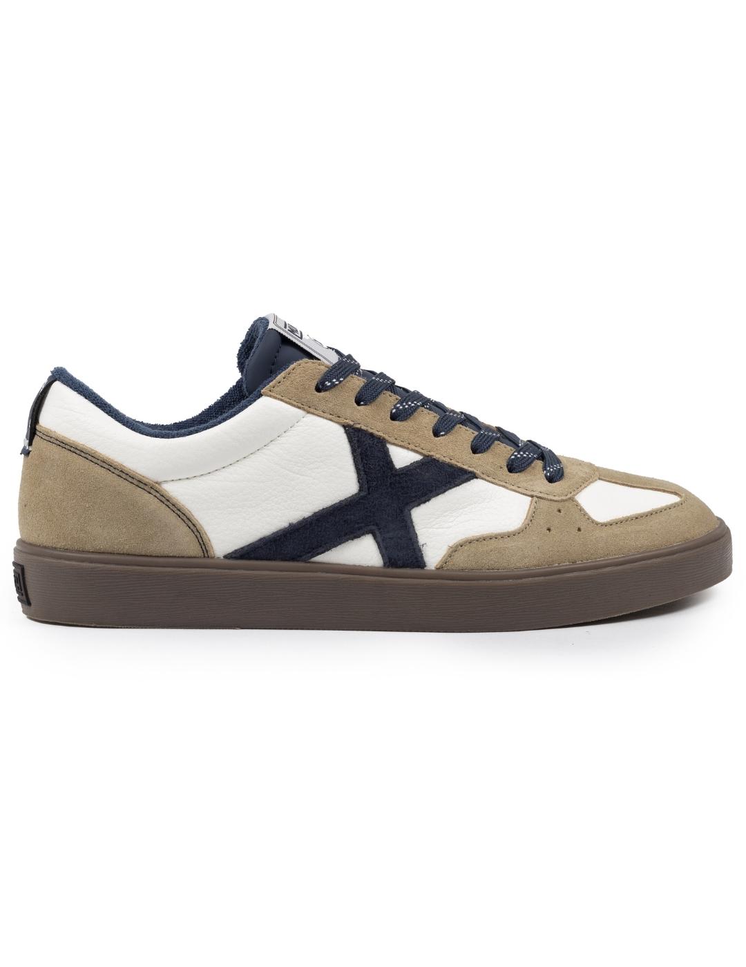 Zapatillas munich break 45 blanco azul de hombre.