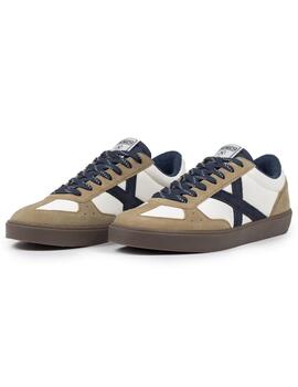 Zapatillas munich break 45 blanco azul de hombre.