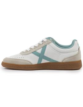Zapatillas munich rumba 12 blanco azul de mujer.