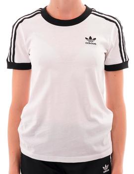 CAMISETA de Mujer ADIDAS 3 STR TEE BLANCO