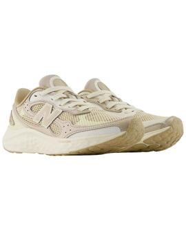 Zapatillas new balance fres foam arish v4 beige de mujer.
