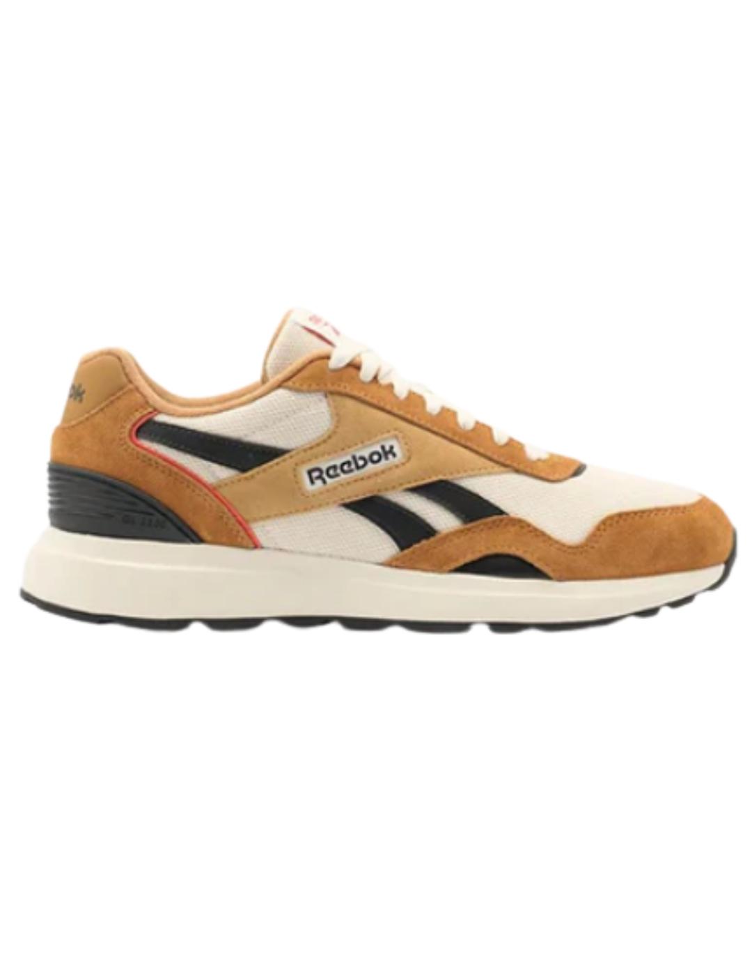 Zapatillas reebok gl1100 beige de hombre.