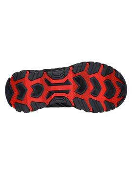Zapatillas skechers rugged ranger storm trail negro de niño.