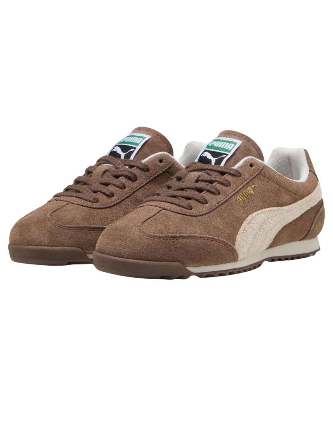 Zapatillas puma arizona sd marrón de mujer.