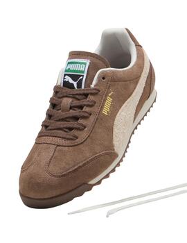 Zapatillas puma arizona sd marrón de mujer.