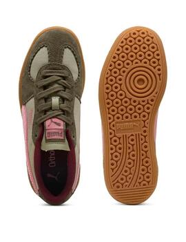 Zapatillas puma palermo gentle meld verde rosa de mujer.