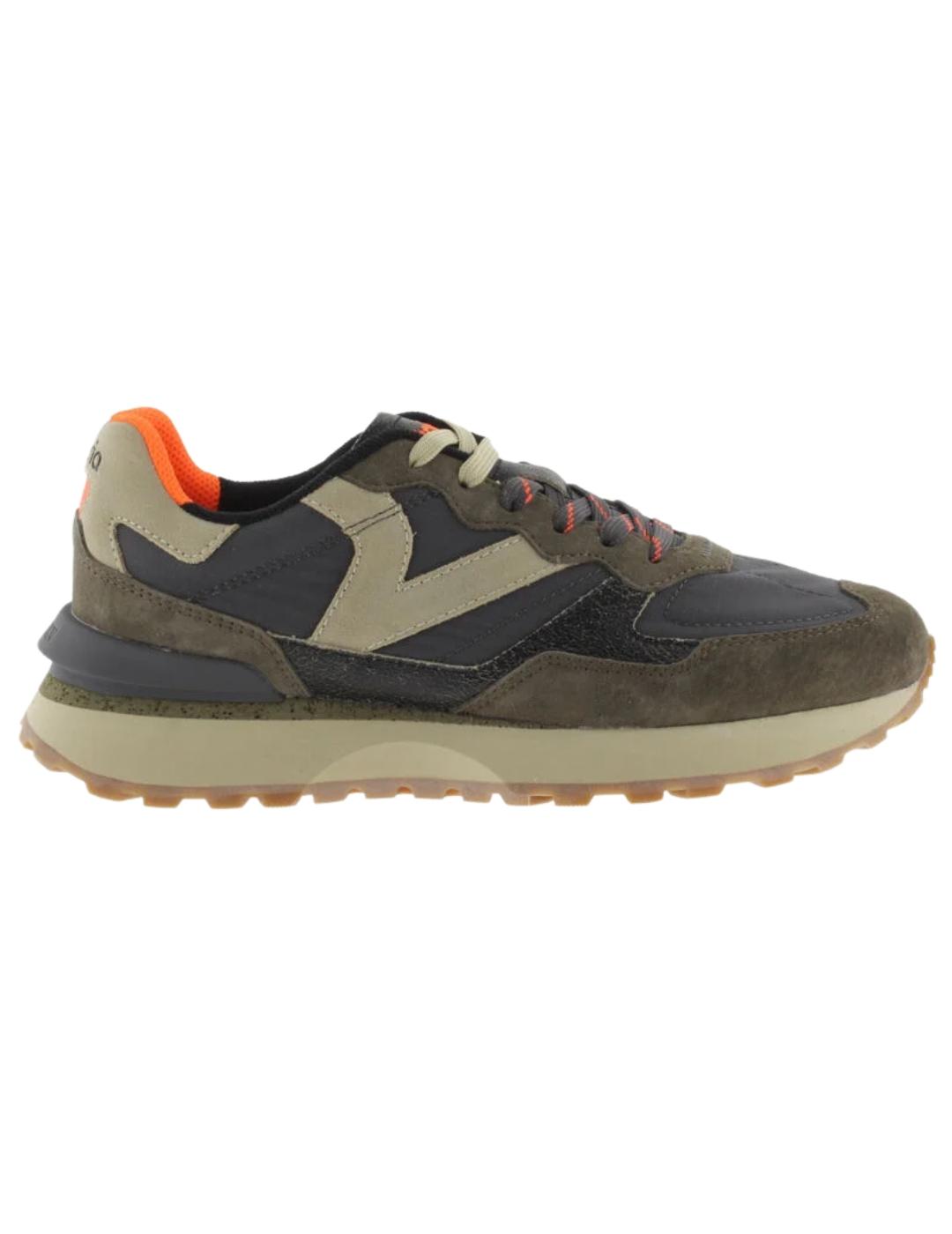 Zapatillas victoria rush urban 1985 gris negro de hombre.