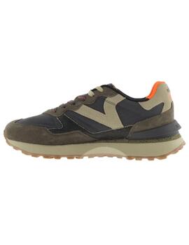 Zapatillas victoria rush urban 1985 gris negro de hombre.
