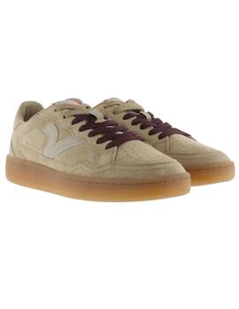 Zapatillas victoria smash suede 1985 beige de mujer.