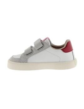 Zapatillas victoria oliver barefoot blanco brillo de niña.