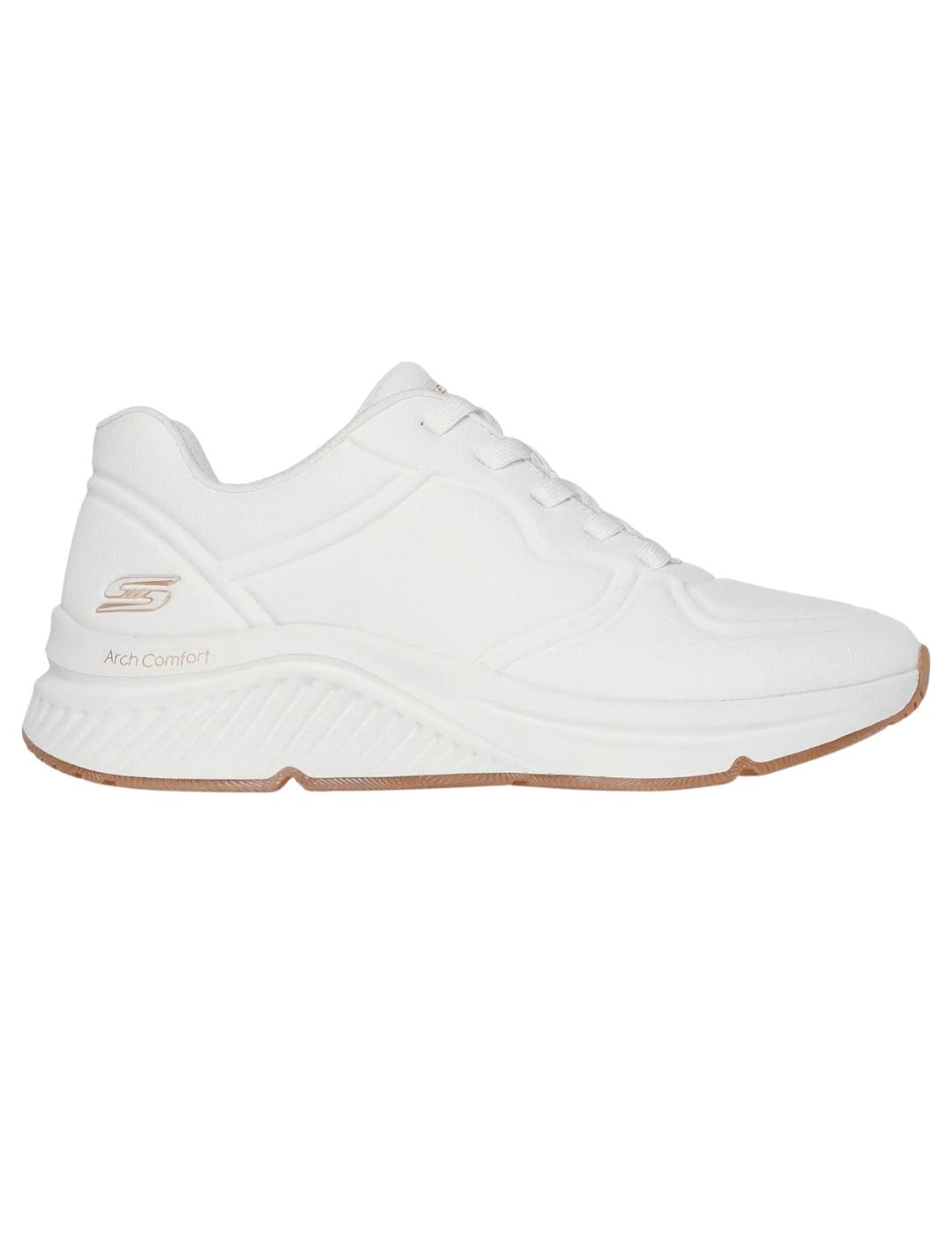 Zapatillas skechers bobs arch a bind blanco de mujer.