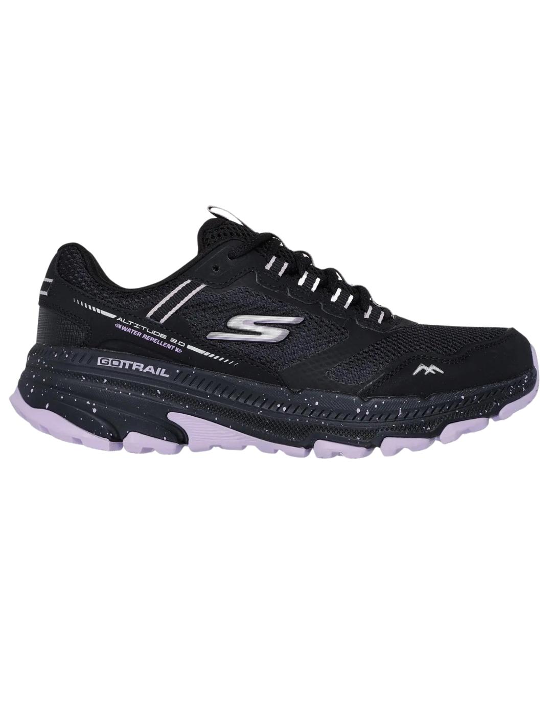 Zapatillas skechers go run trail altitude 2.0 negro de mujer