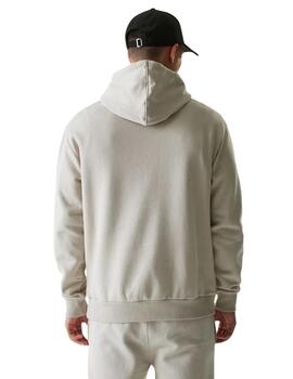 Sudadera capucha new era NY Yankees ess beige de hombre.