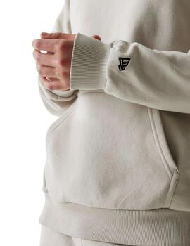 Sudadera capucha new era NY Yankees ess beige de hombre.