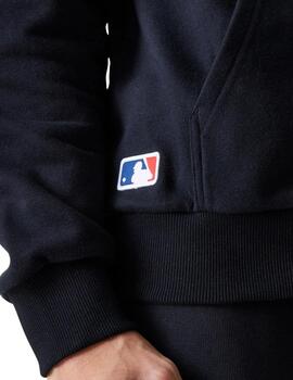 Sudadera capucha new era NY Yankees ess negro de hombre.