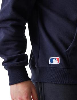 Sudadera capucha new era NY Yankees ess marino de hombre.