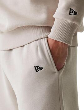 Pantalón jogger new era NY Yankees ess beige de hombre.