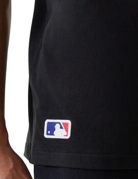 Camiseta oversiizednew era NY Yankees ess negro de hombre.