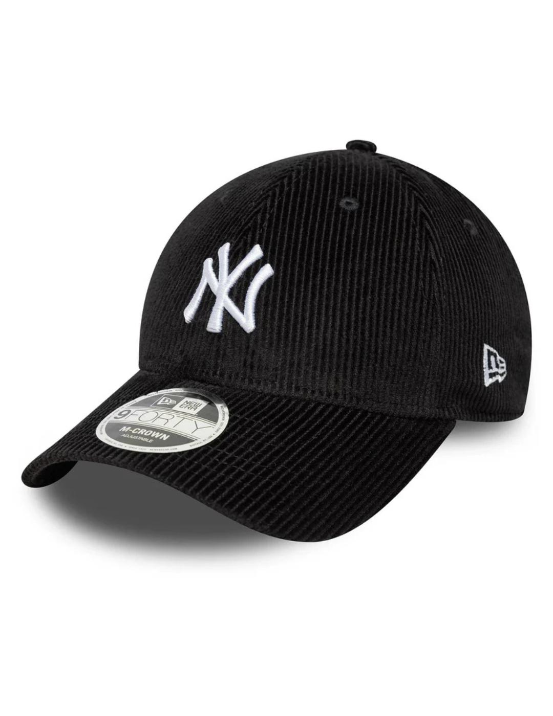 Gorra new era M-crown NY Yankees pana negro de hombre.