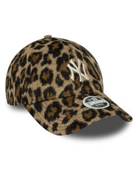 Gorra new era 9forty NY Yankees cosy animal leopard de mujer