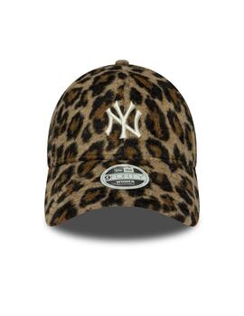 Gorra new era 9forty NY Yankees cosy animal leopard de mujer