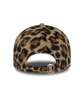 Gorra new era 9forty NY Yankees cosy animal leopard de mujer