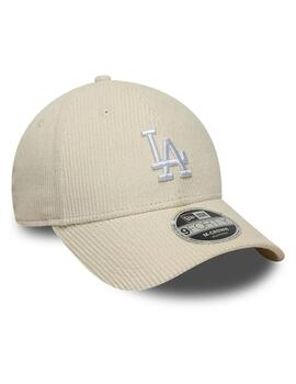 Gorra new era m-crown LA Dodgers pana beige de hombre.