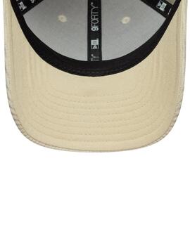 Gorra new era m-crown LA Dodgers pana beige de hombre.