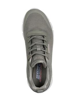 Zapatillas skechers bobs b flex proof verde de mujer.