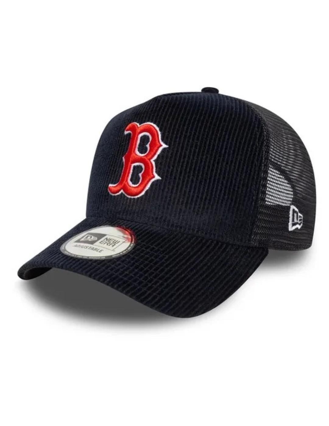 Gorra new era trucker B. Red Sox pana marino de hombre.