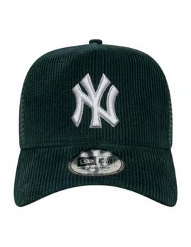 Gorra new era trucker 9forty NY Yankees pana verde de hombre
