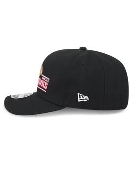 Gorra new era 9seventy Blackhawks negro de hombre.